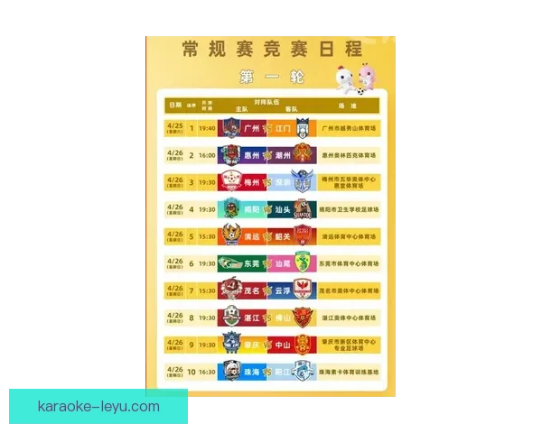 最新粤超联赛赛程查询及球队对阵时间安排指南